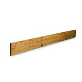 Blooma Pressure treated Timber Feather edge Fence board (L)1.8m (W)125mm (T)11mm, Pack of 8
