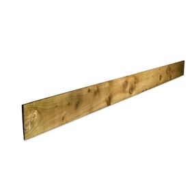 Blooma Pressure treated Timber Feather edge Fence board (L)2.4m (W)150mm (T)11mm, Pack of 6