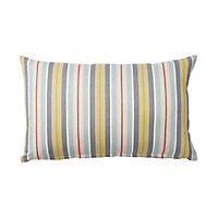 Blooma Rural Multicolour Striped Outdoor Cushion (L)50cm x (W)50cm