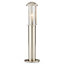 Blooma Saxman Silver effect Mains-powered 1 lamp Post light (H)400mm