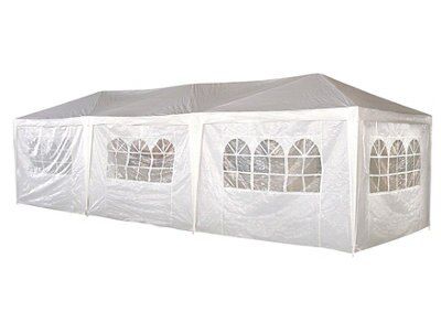 Blooma Skye White Rectangular Gazebo tent (H) 2.66m (W) 8.93m (D) 3m