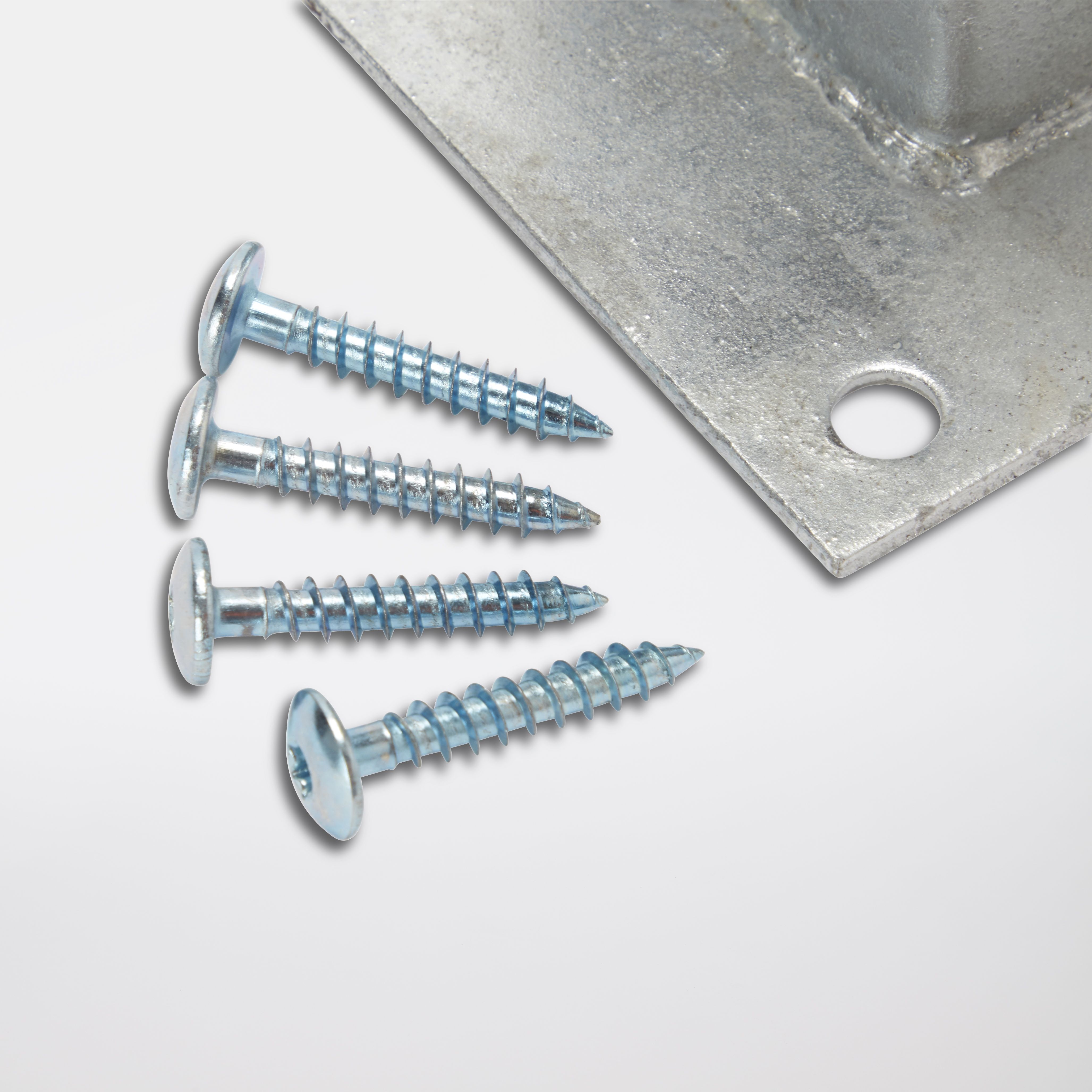 Blooma Steel Post support (L)90mm (W)90mm