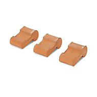 Blooma Terracotta Pot feet, Pack of 3