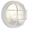 Blooma Thetis Matt White Mains-powered Outdoor Cage Wall light