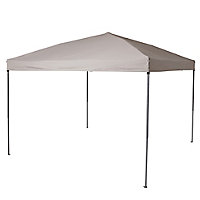 Blooma Urilia White Square Gazebo, (W)2.95m (D)2.95m - Assembly required