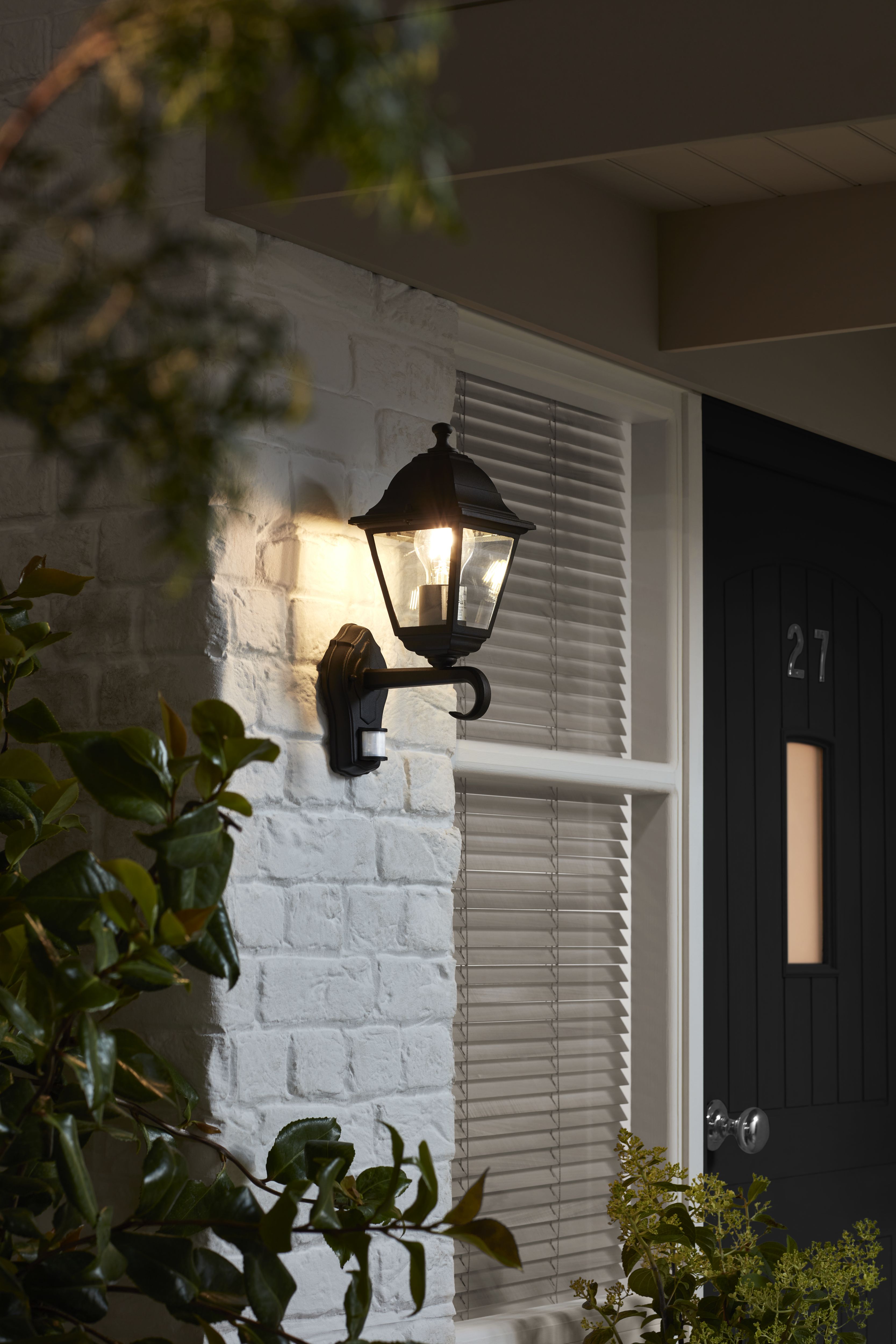 Motion sensor deals outdoor wall light