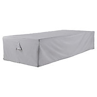 Blooma Very large Grey Rectangular Table cover 60cm(H) 120cm(W) 300cm (L)