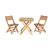 Blooma Virginia Bois Wooden 2 seater Table & chair set