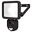 Blooma Weyburn L3291S-B Black Mains-powered Cool white Outdoor LED PIR Floodlight 800lm