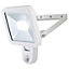 Blooma Weyburn L3292S-W White Mains-powered Cool white Outdoor LED PIR Floodlight 1600lm