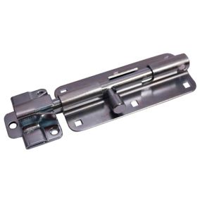 Blooma Zinc-plated Steel Barrel Door bolt (L)203mm (W)71mm