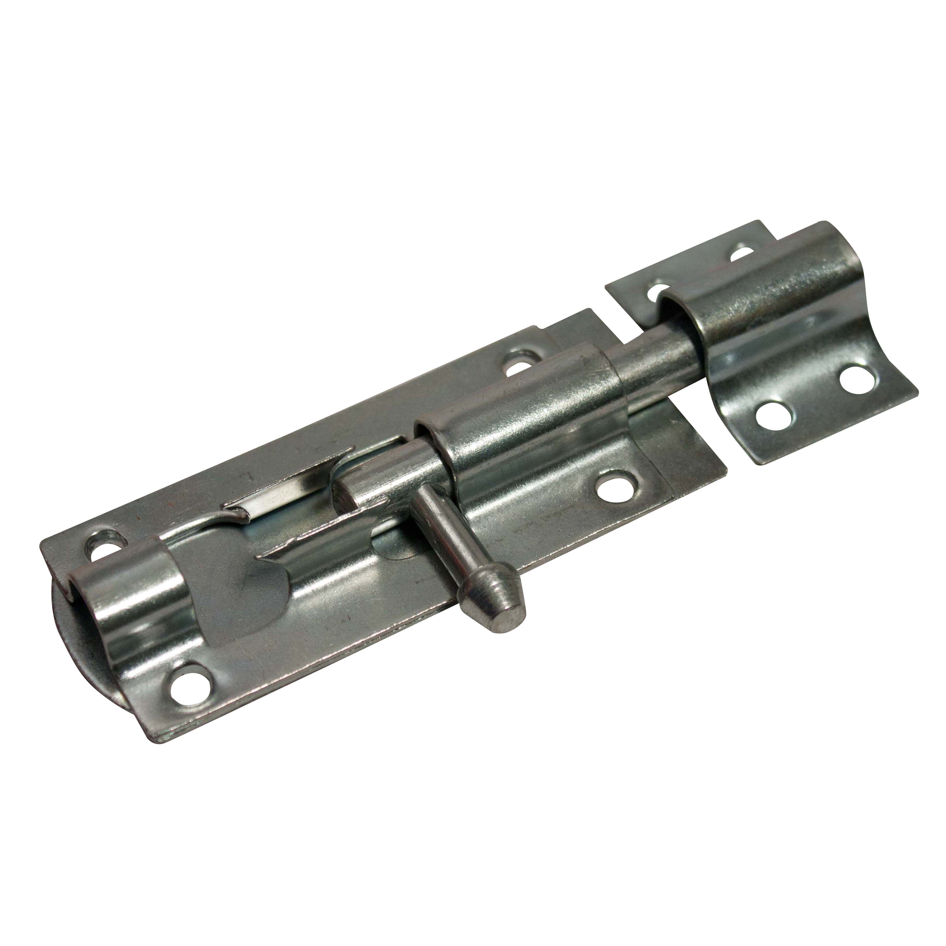 Blooma Zinc-plated Steel Deadbolt Barrel Gate bolt, (L)81mm