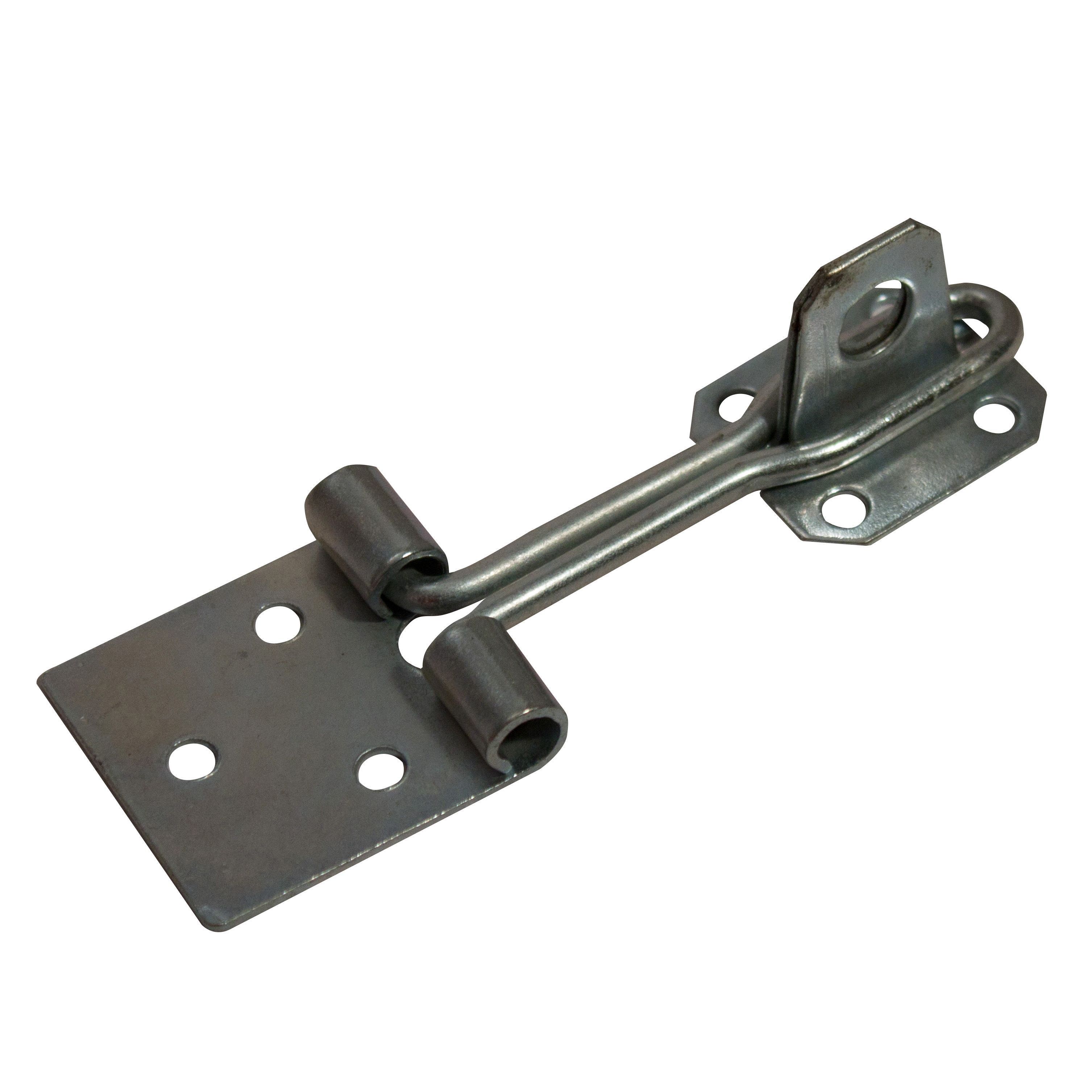 Blooma Zinc-plated Steel Hasp & staple, (L)102mm (W)27mm