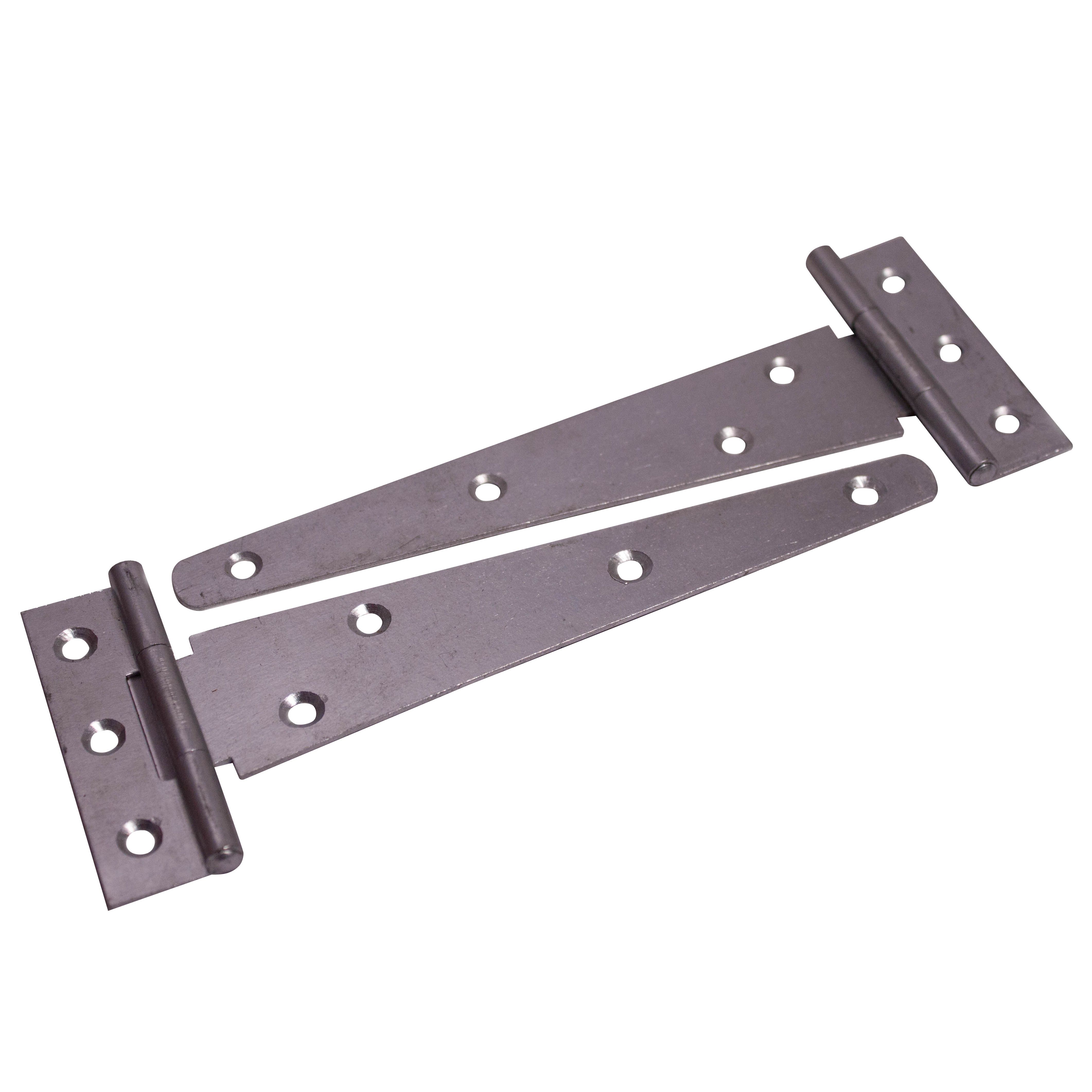 Blooma Zinc-plated Steel Tee hinge (L)152mm, Pack of 2