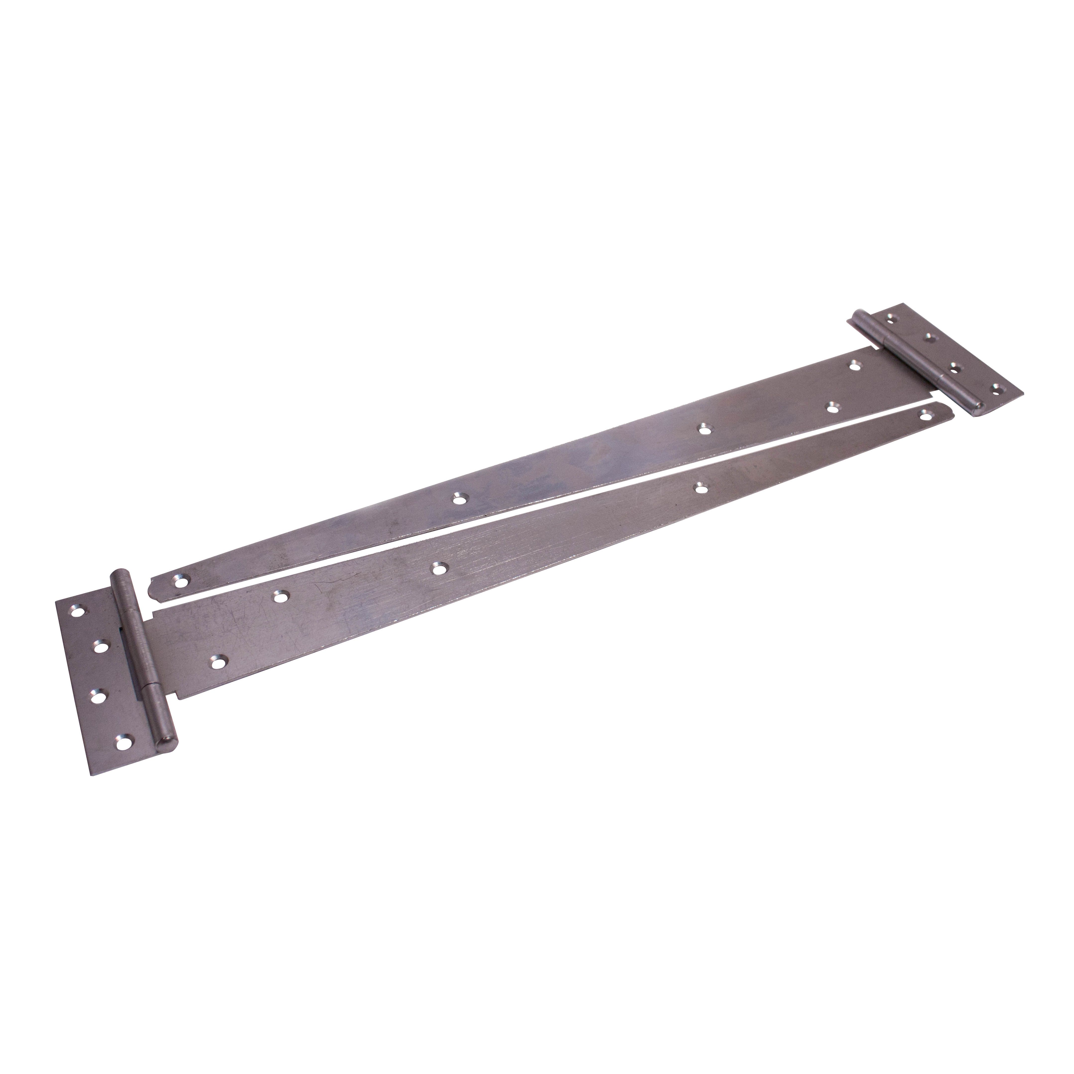 Blooma Zinc-plated Steel Tee hinge (L)457mm, Pack of 2