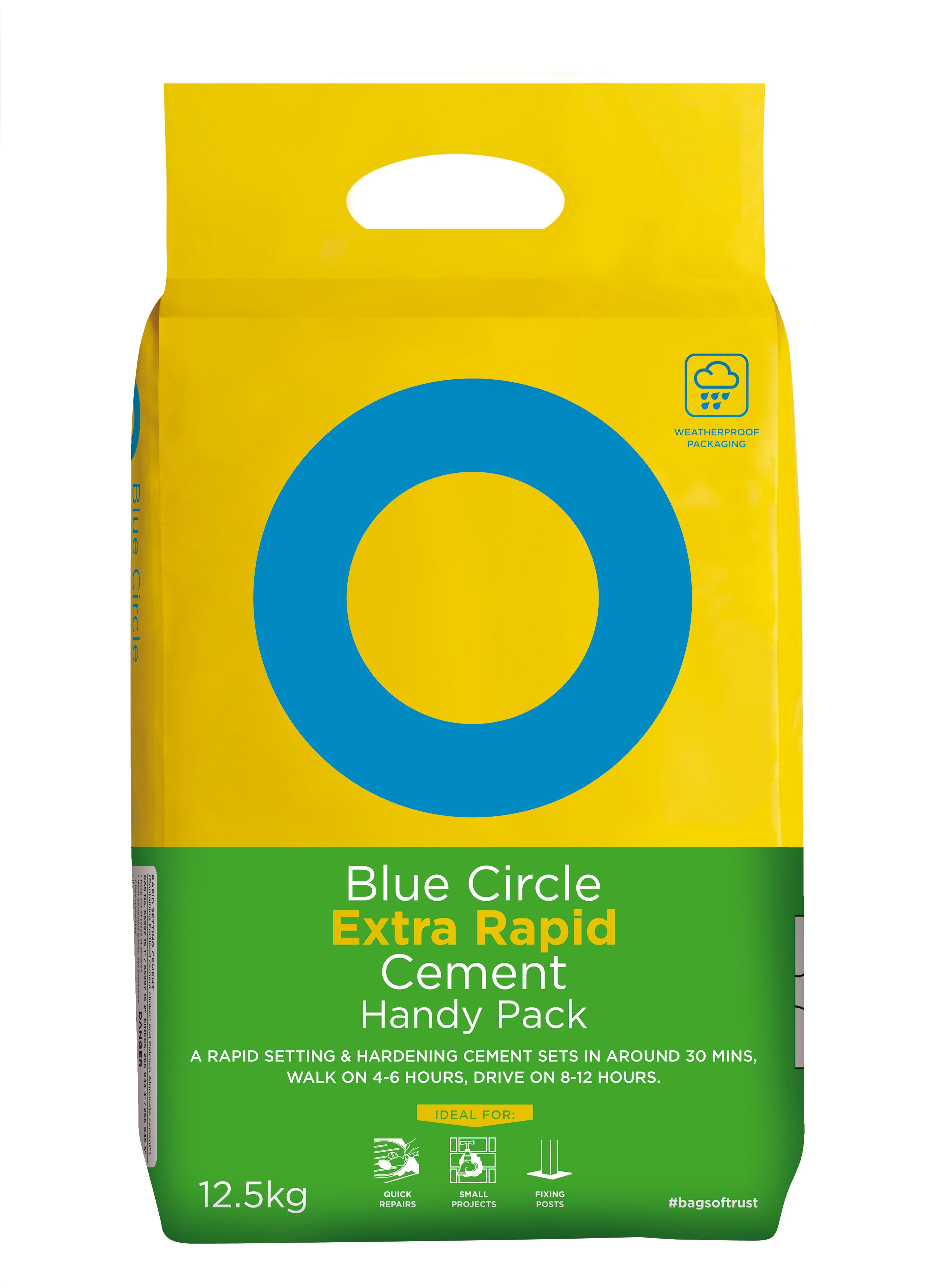 Blue Circle Extra Rapid Cement, 12.5kg Handy Bag | Tradepoint