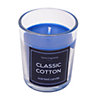 Blue Classic cotton Jar candle 130g, Small