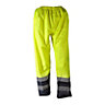 Blue & hi-vis yellow Waterproof Trousers X Large