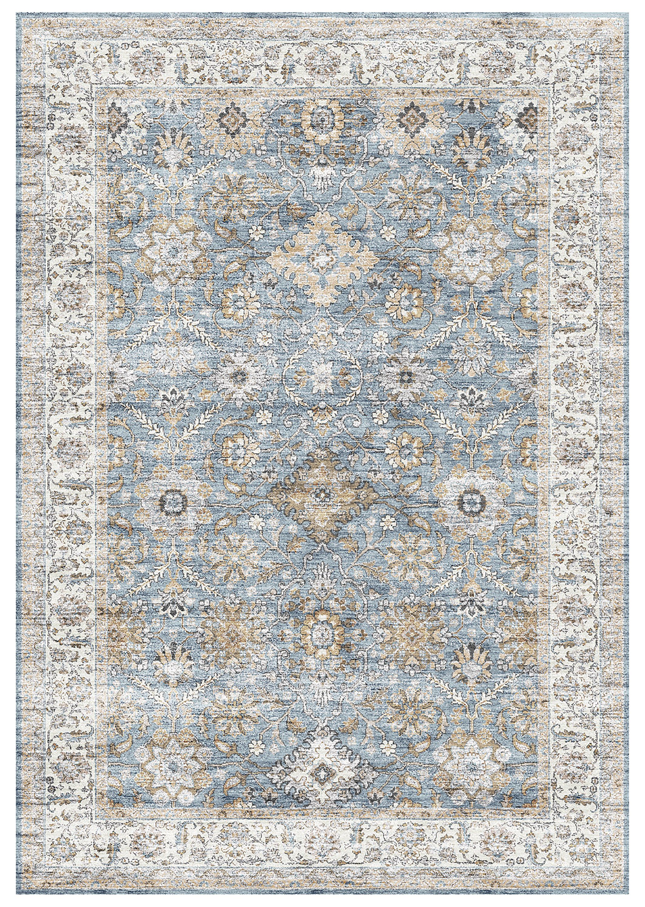 Blue Traditional Rug 170cmx120cm