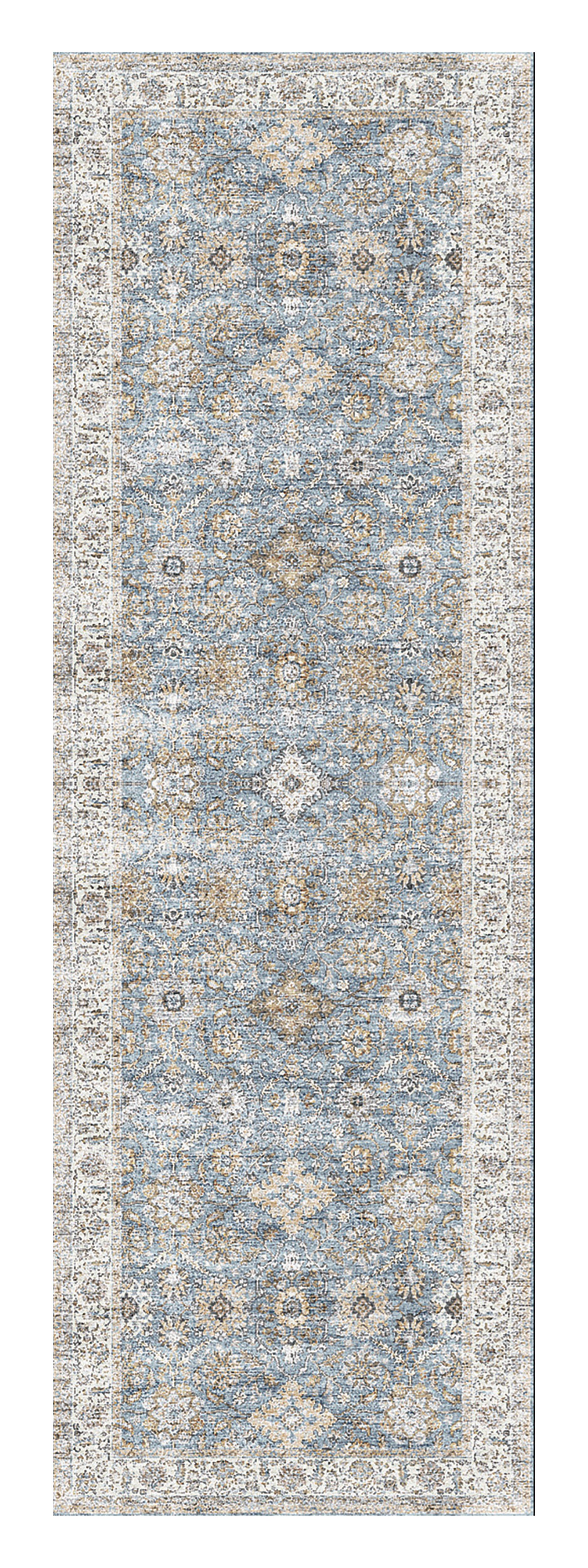 Blue Traditional Rug 180cmx60cm