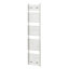 Blyss Arundel White Towel warmer (W)450mm x (H)1674mm