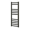 Blyss Conway Electric Anthracite Towel warmer (W)500mm x (H)1200mm