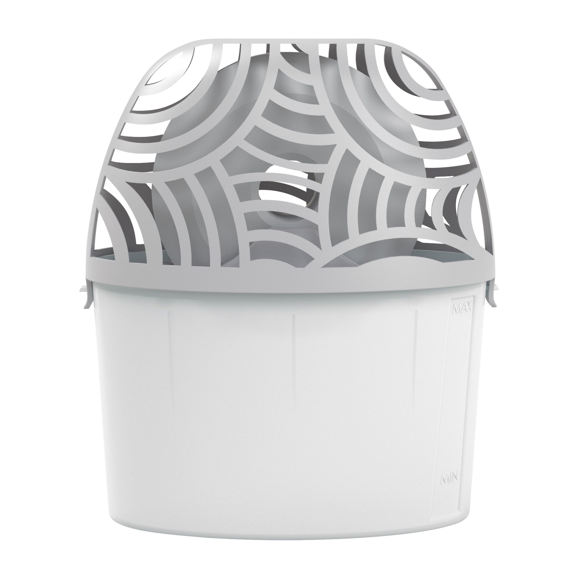 Blyss Curve Bright white & translucent Moisture trap