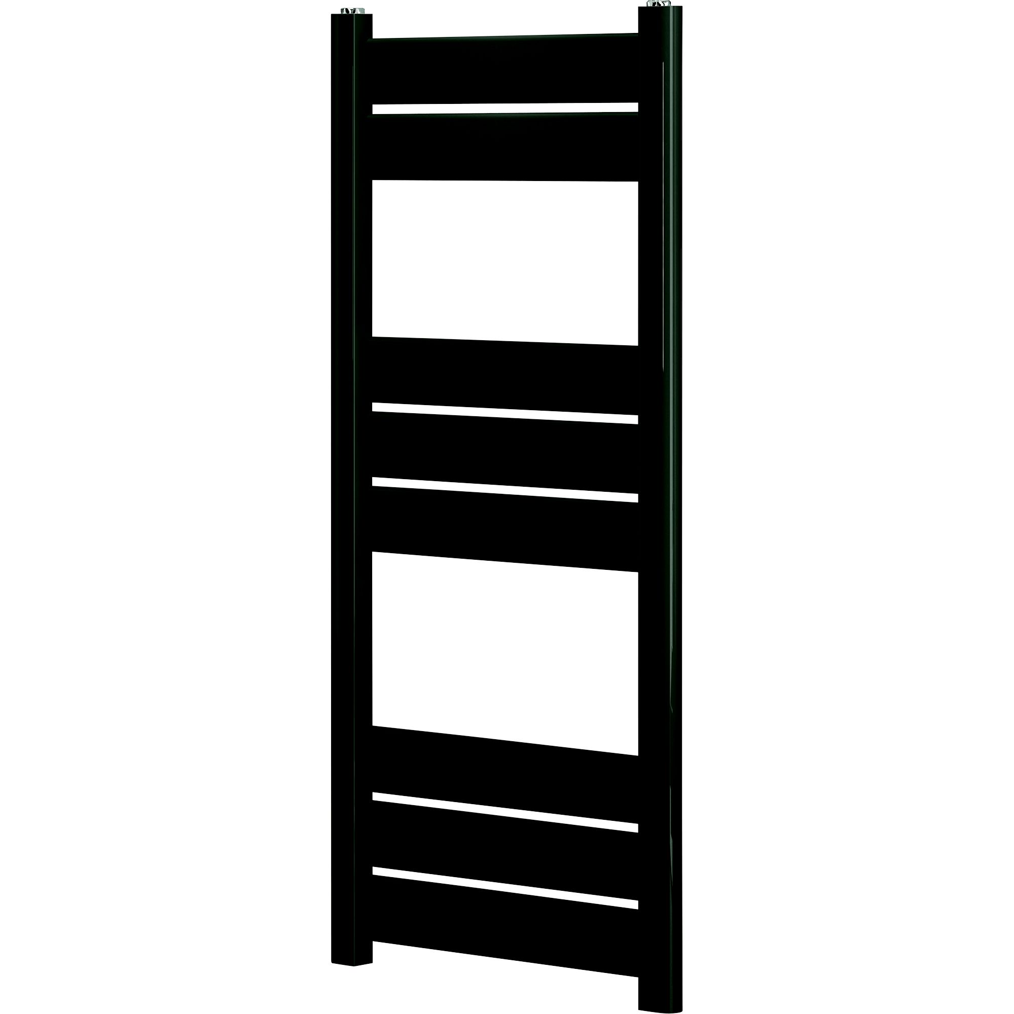 Blyss Ellesmere Anthracite Flat Towel warmer (W)450mm x (H)974mm