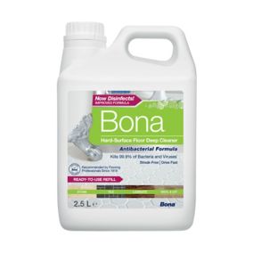 BonaUnscented Anti-bacterial Hard floor cleaner, 2.5L