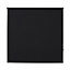 Boreas Corded Black Plain Blackout Roller blind (W)120cm (L)180cm
