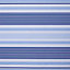 Boreas Corded Blue Striped Blackout Roller Blind (W)160cm (L)195cm