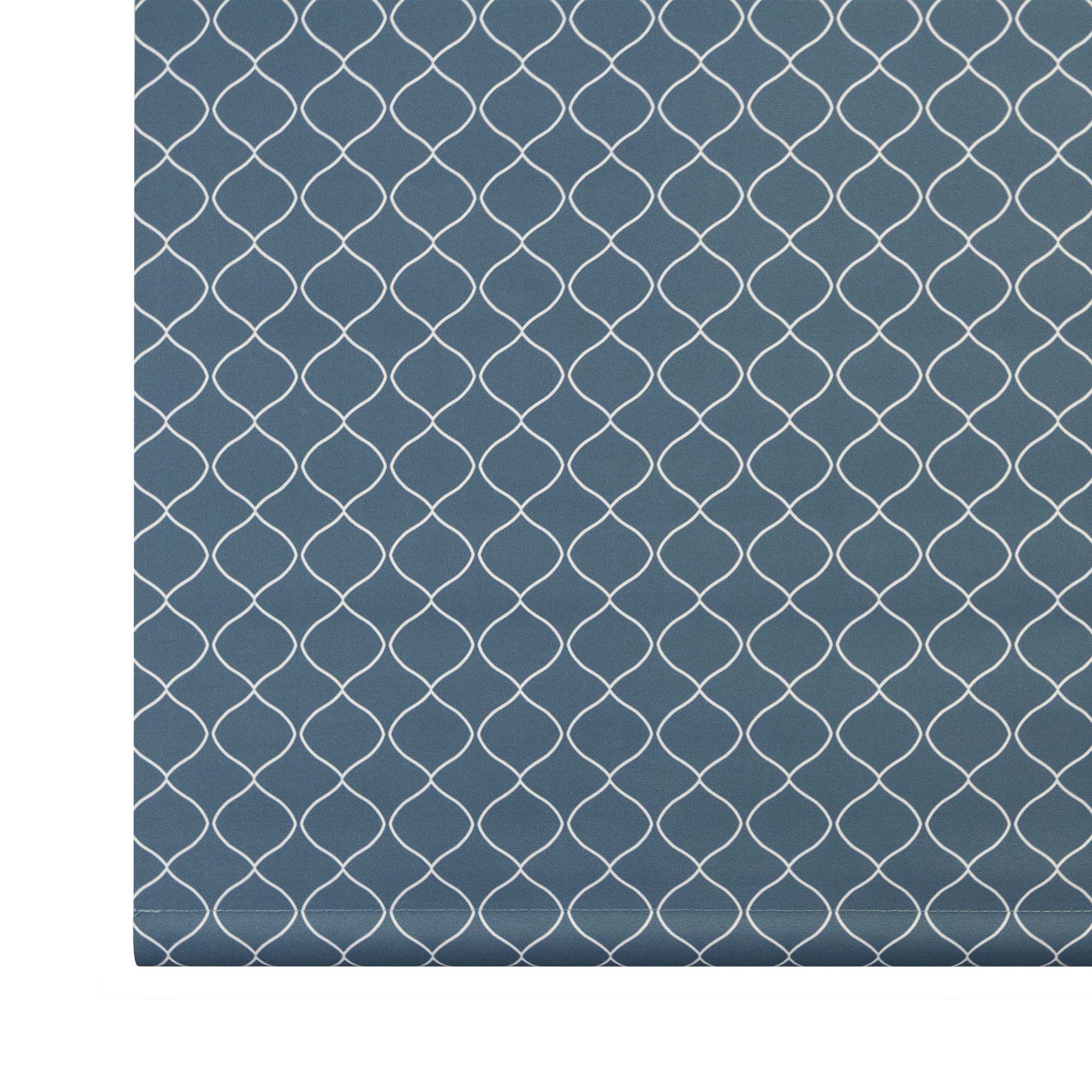 Boreas Corded Dark blue Diamond Blackout Roller blind (W)180cm (L)180cm