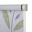 Boreas Corded Green & white Floral Blackout Roller Blind (W)180cm (L)195cm