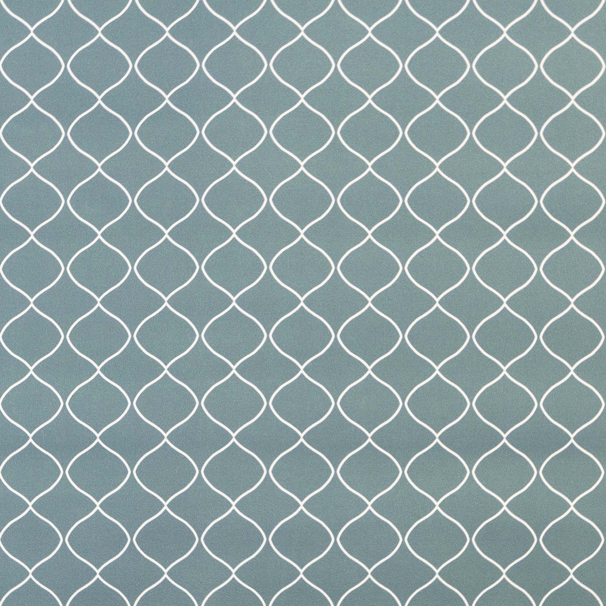 Boreas Corded Light blue Diamond Blackout Roller blind (W)90cm (L)180cm