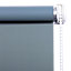Boreas Corded Light blue Plain Blackout Roller blind (W)90cm (L)180cm