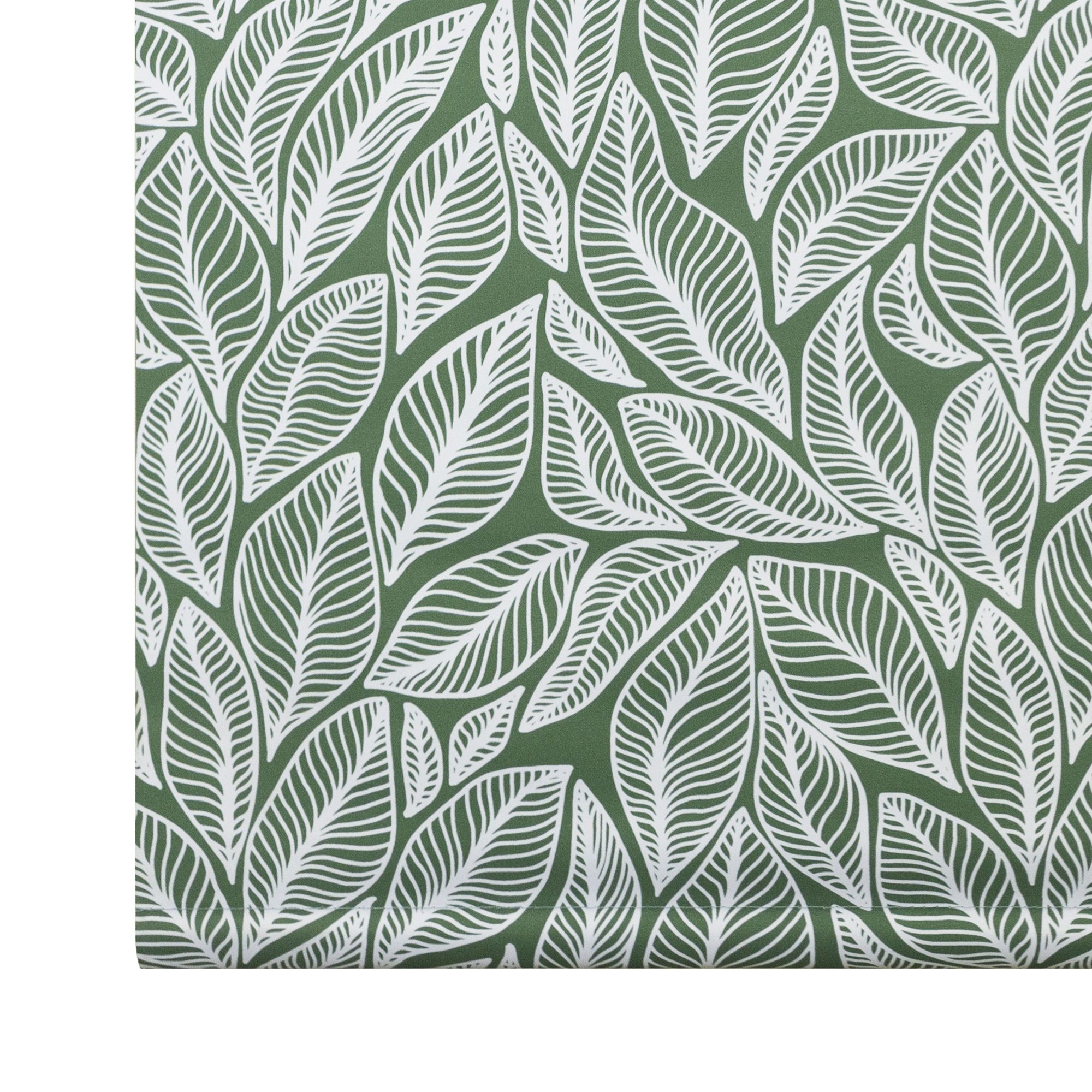 Boreas Corded Light green Leaves Blackout Roller blind (W)60cm (L)180cm