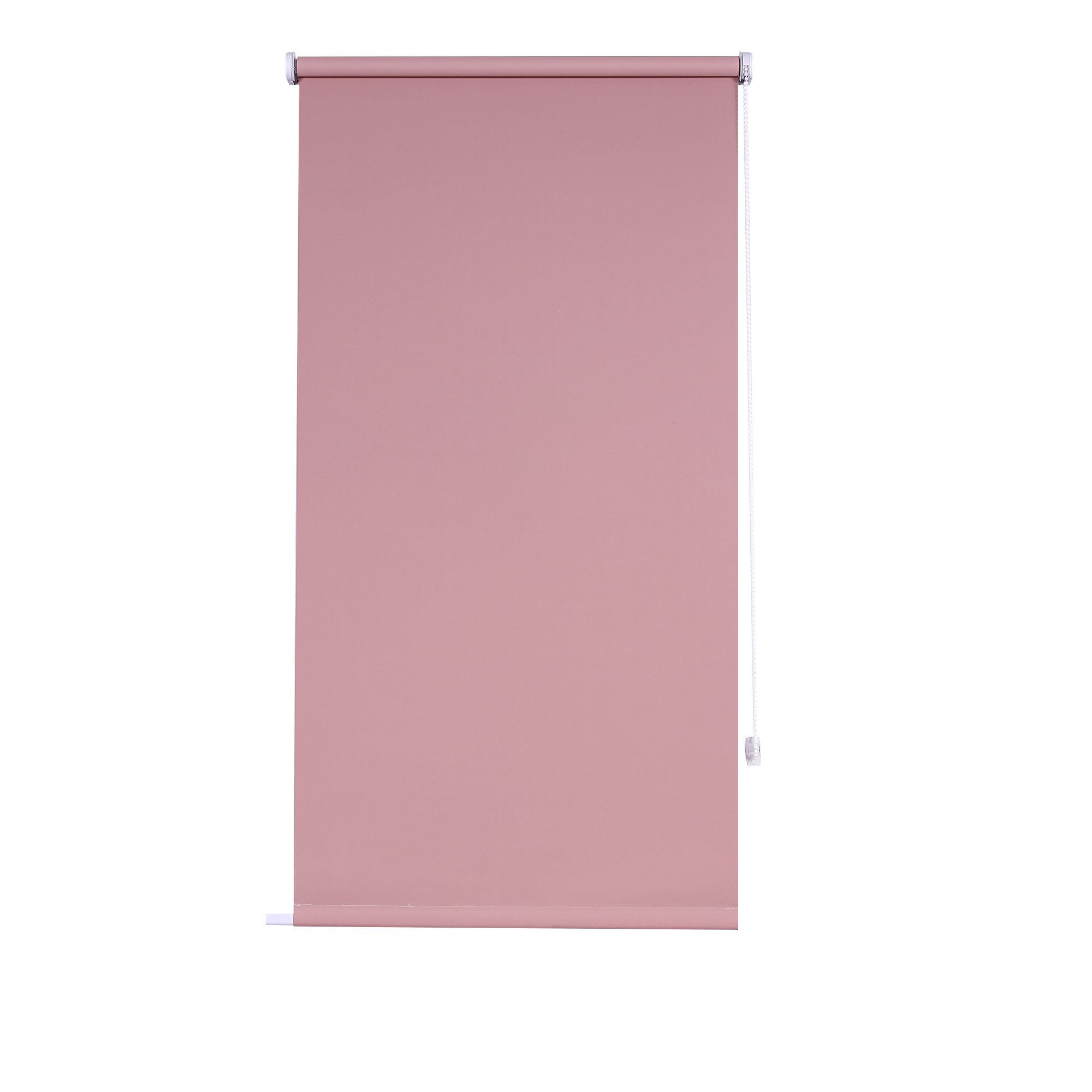Boreas Corded Pink Plain Blackout Roller blind (W)160cm (L)180cm