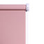 Boreas Corded Pink Plain Blackout Roller blind (W)180cm (L)180cm