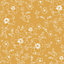 Boreas Corded Yellow Floral Blackout Roller blind (W)120cm (L)180cm