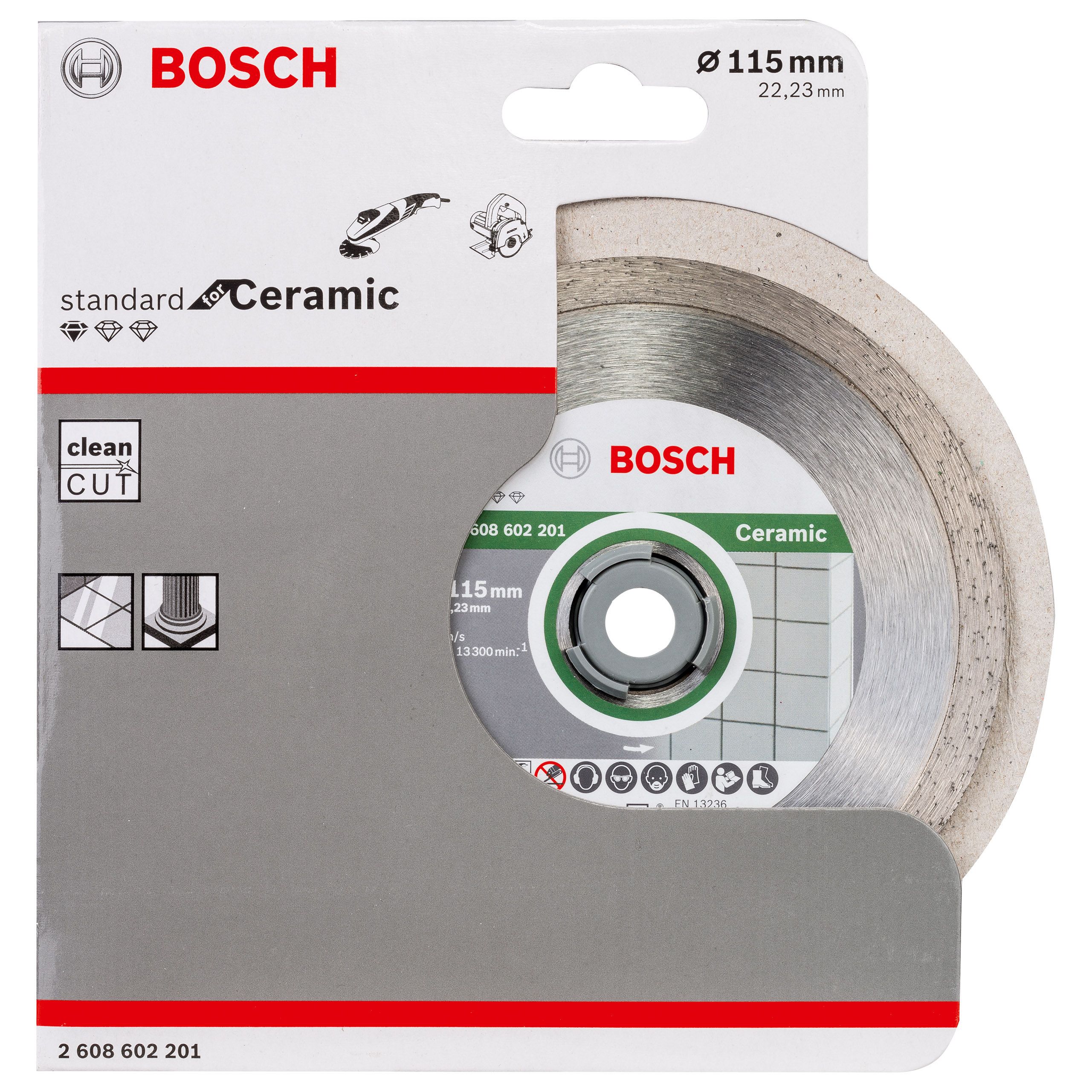 Bosch 115mm x 22.23mm Continuous rim diamond blade