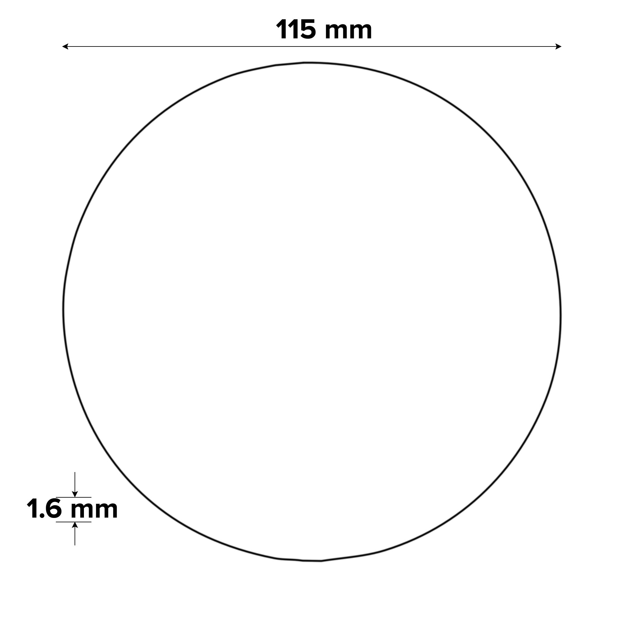 Bosch 115mm x 22.23mm Continuous rim diamond blade