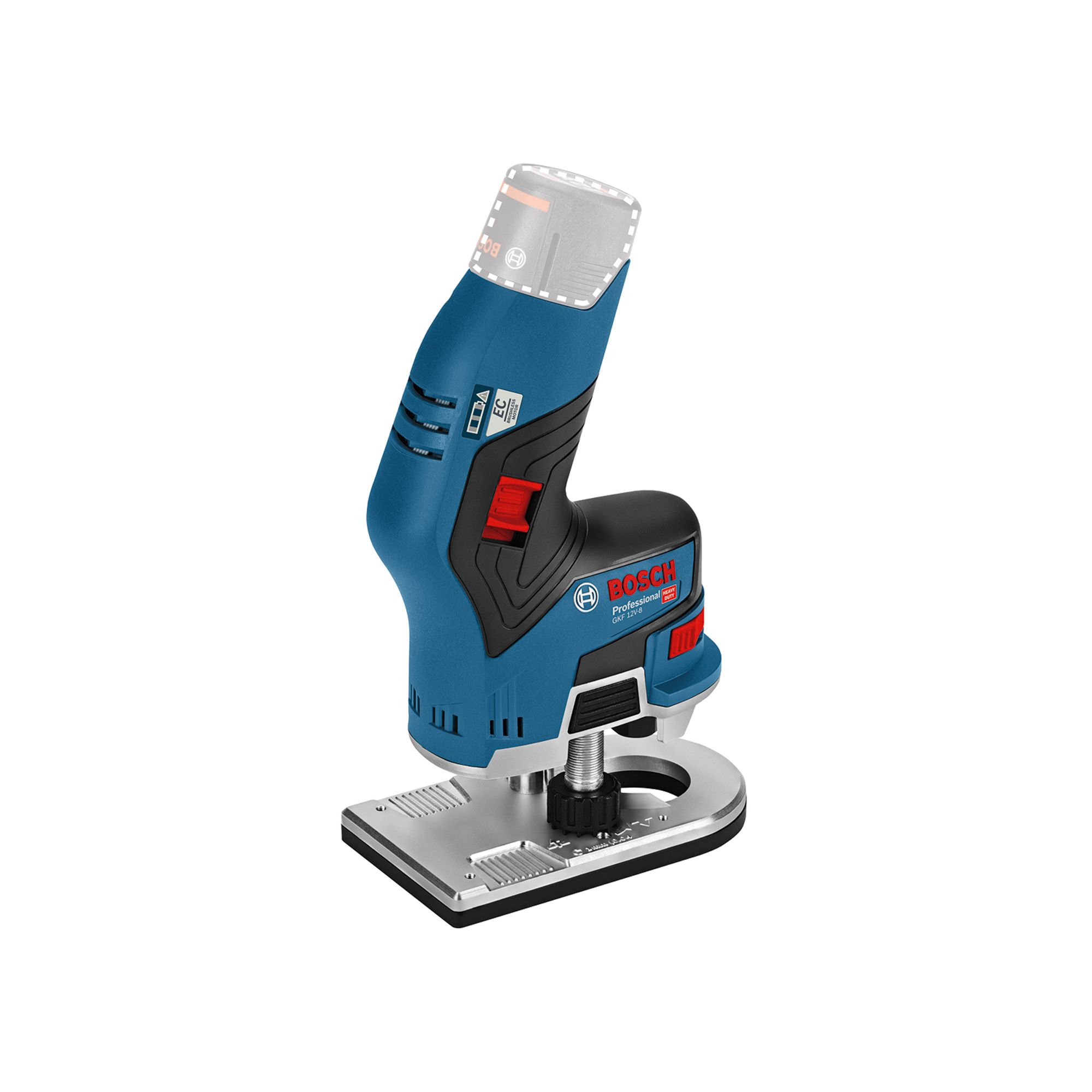 Bosch 12V Airstream Cordless Plunge Router GKF 12V 8 - Bare unit