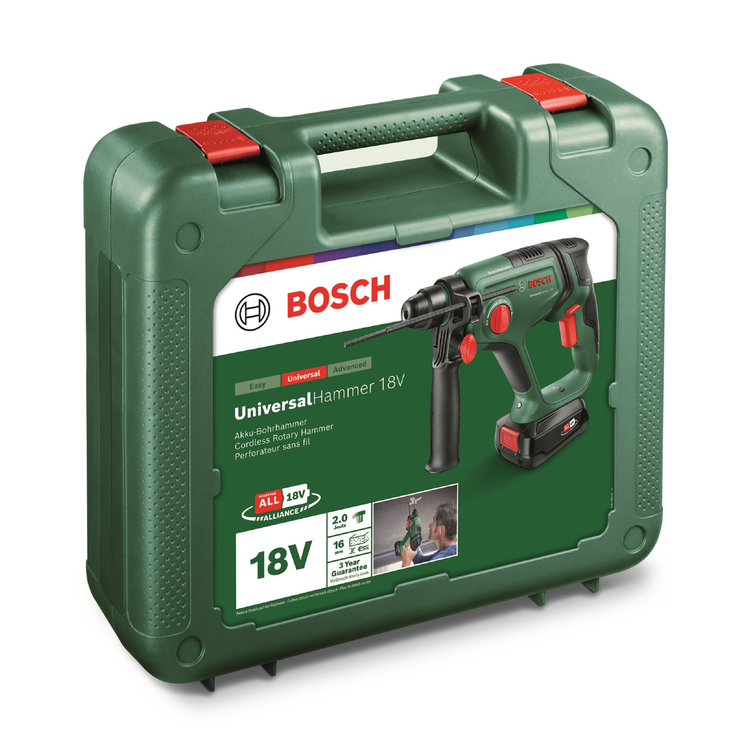 Bosch 18V 1 x 2.5 Li-ion Cordless Hammer drill