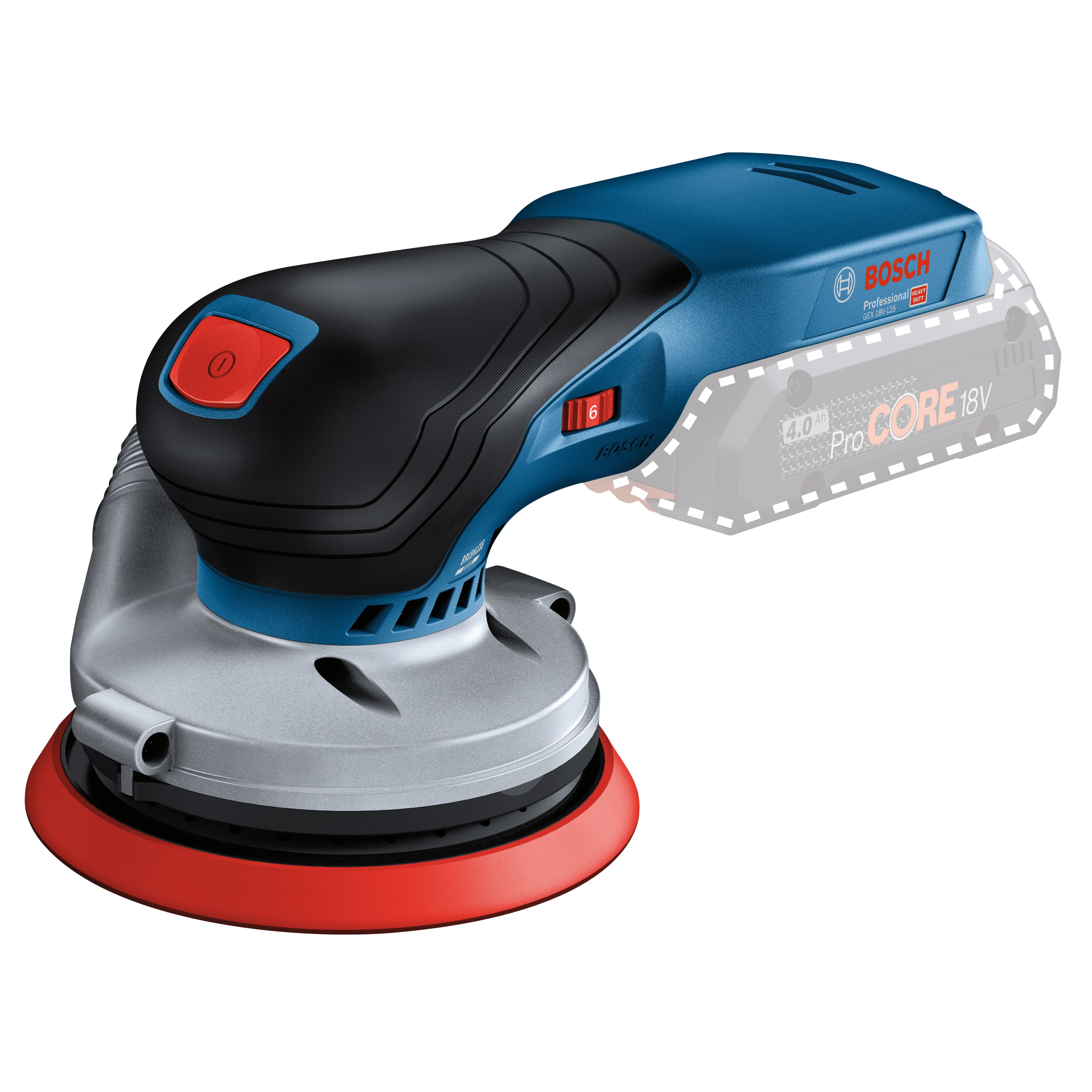 Bosch 18V 125mm Coolpack Cordless Random orbit sander GEX 18V 125 - Bare unit