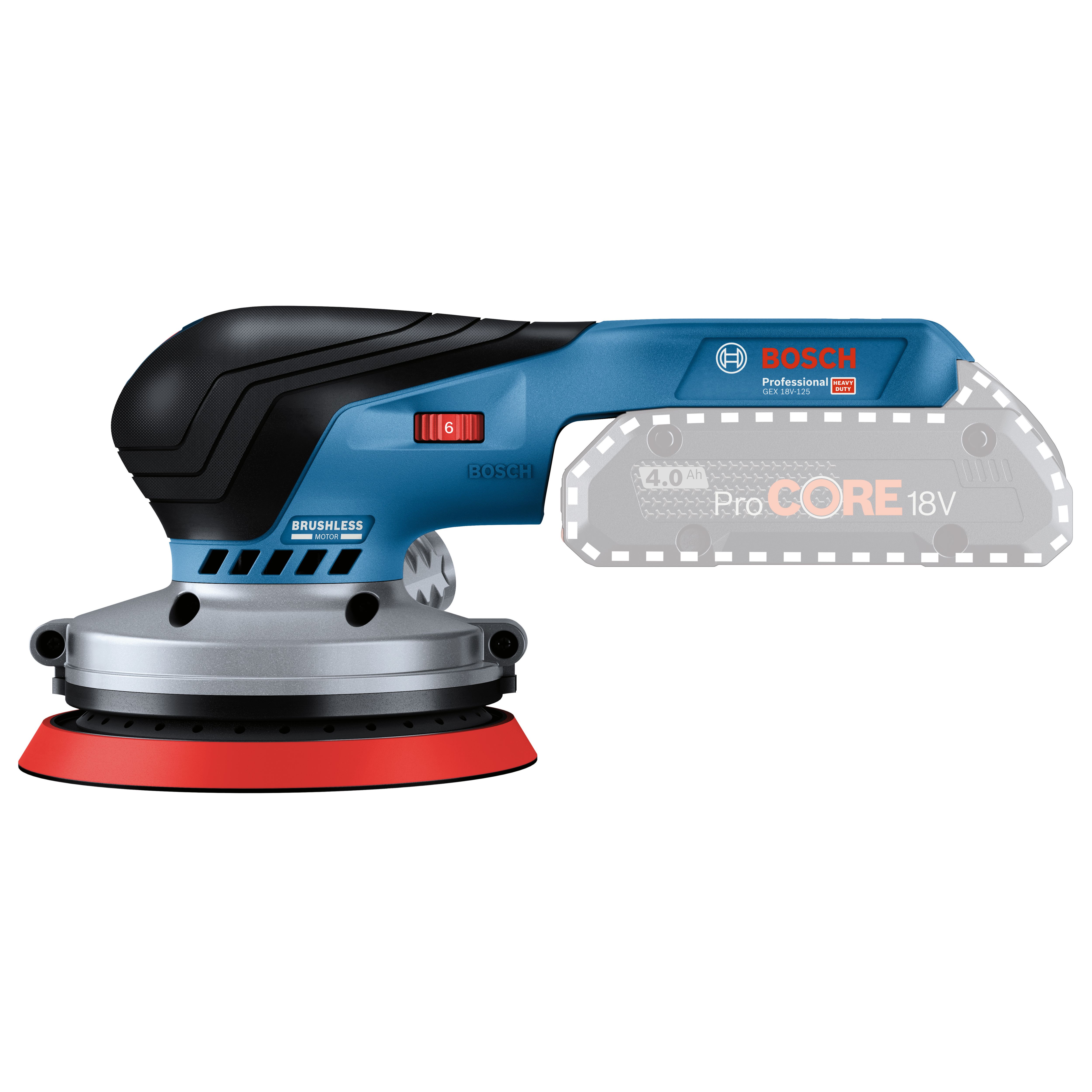 Bosch 18V 125mm Coolpack Cordless Random orbit sander GEX 18V 125 - Bare unit