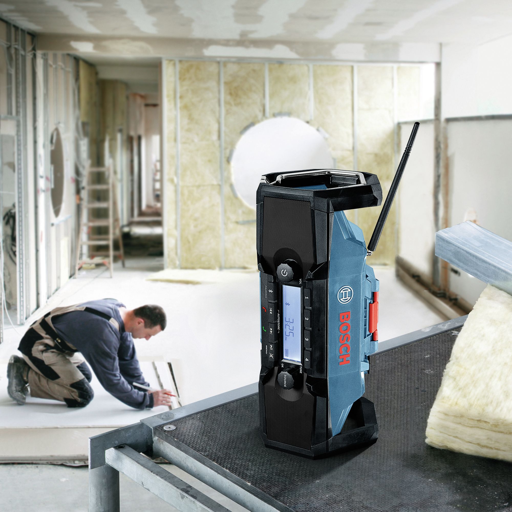 Bosch 18V AM/FM Cordless Site radio - Bare unit