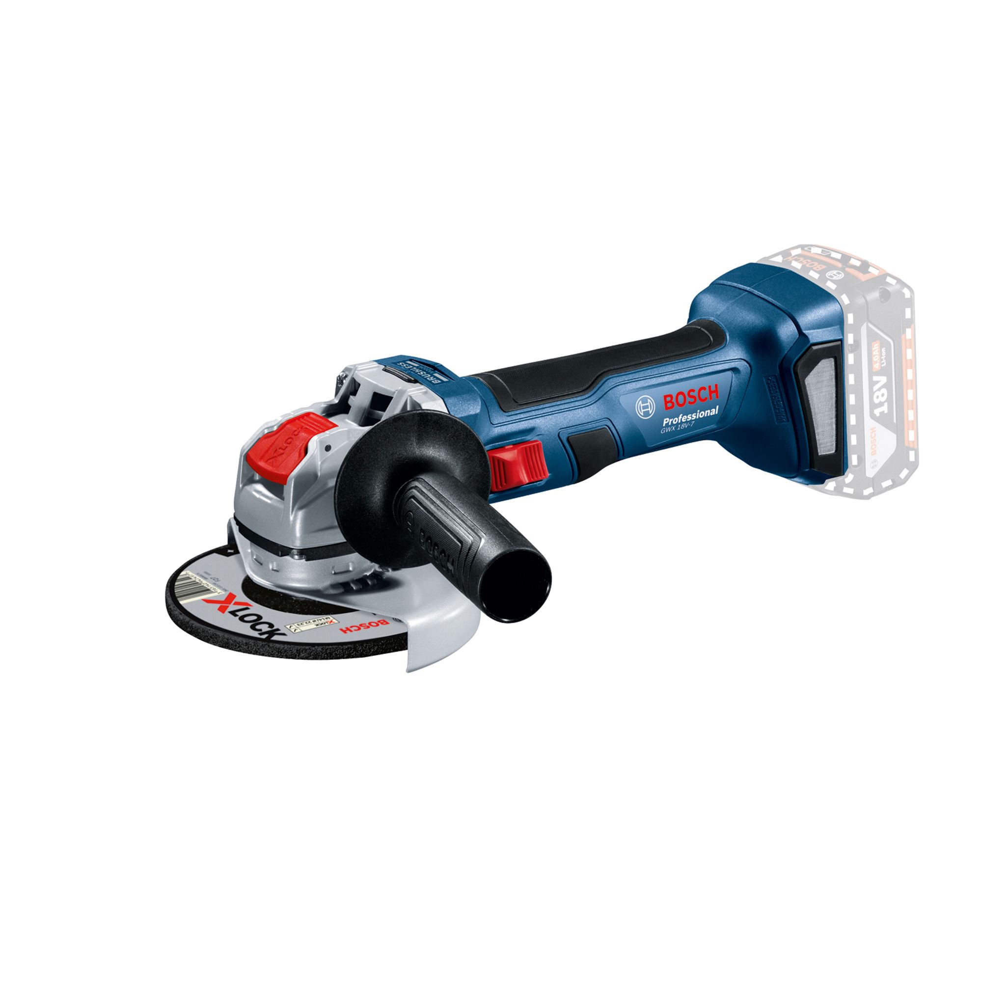 Bosch Professional GWS 18V-7 115mm Brushless Angle Grinder - Bare