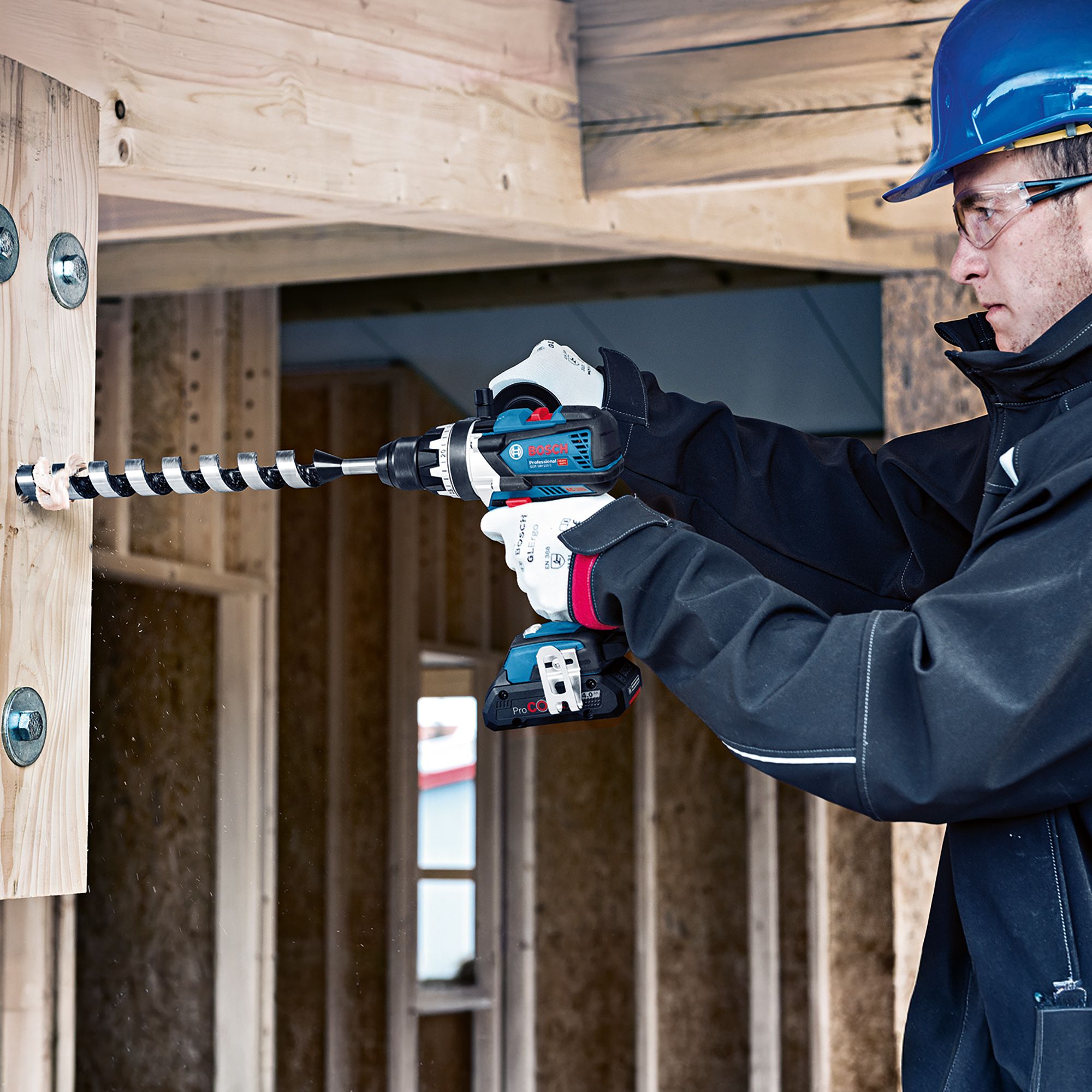 Bosch 18V Coolpack Cordless Combi drill GSB 18V 110C - Bare unit