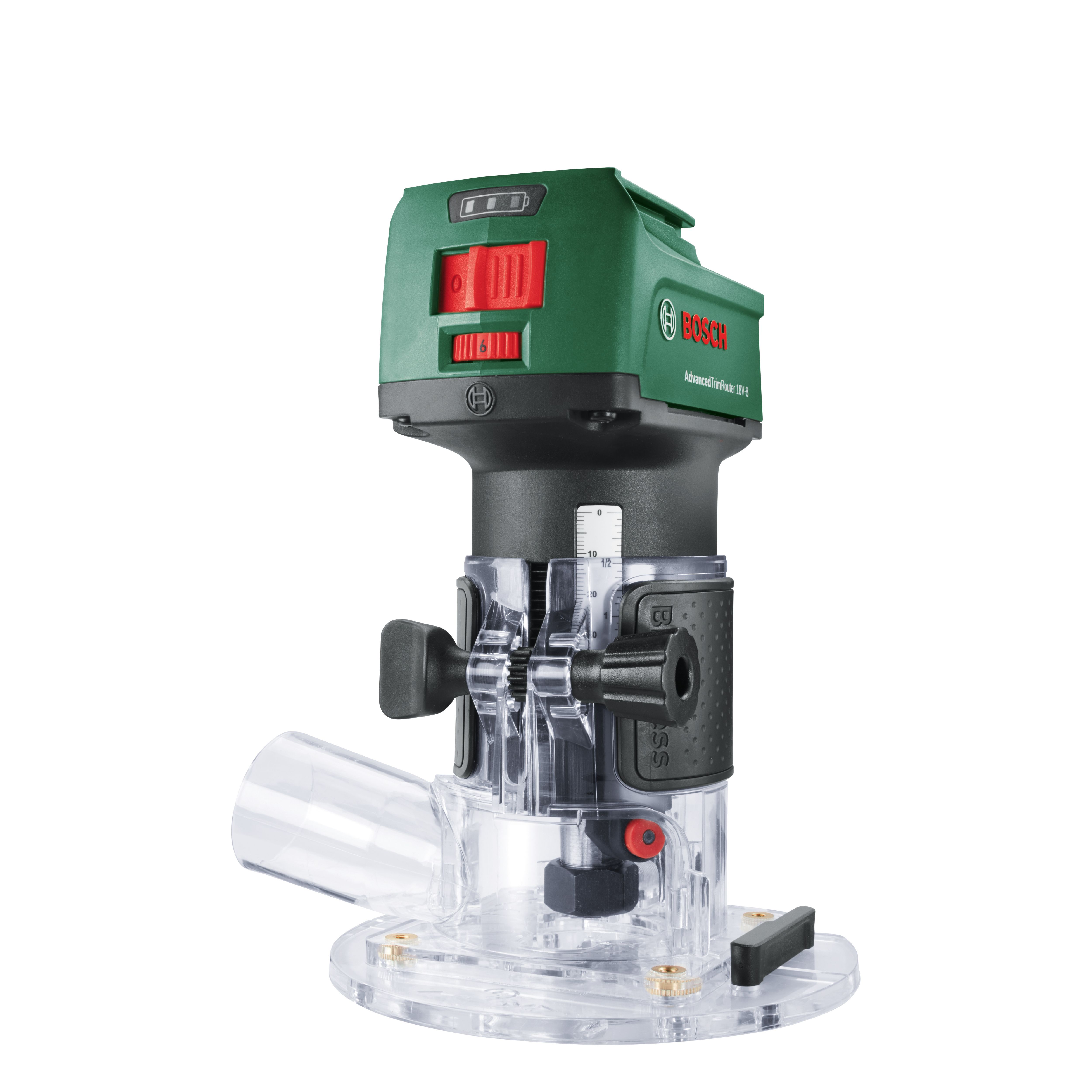 Bosch 18V Coolpack Cordless Plunge Router 18V-8 - Bare unit