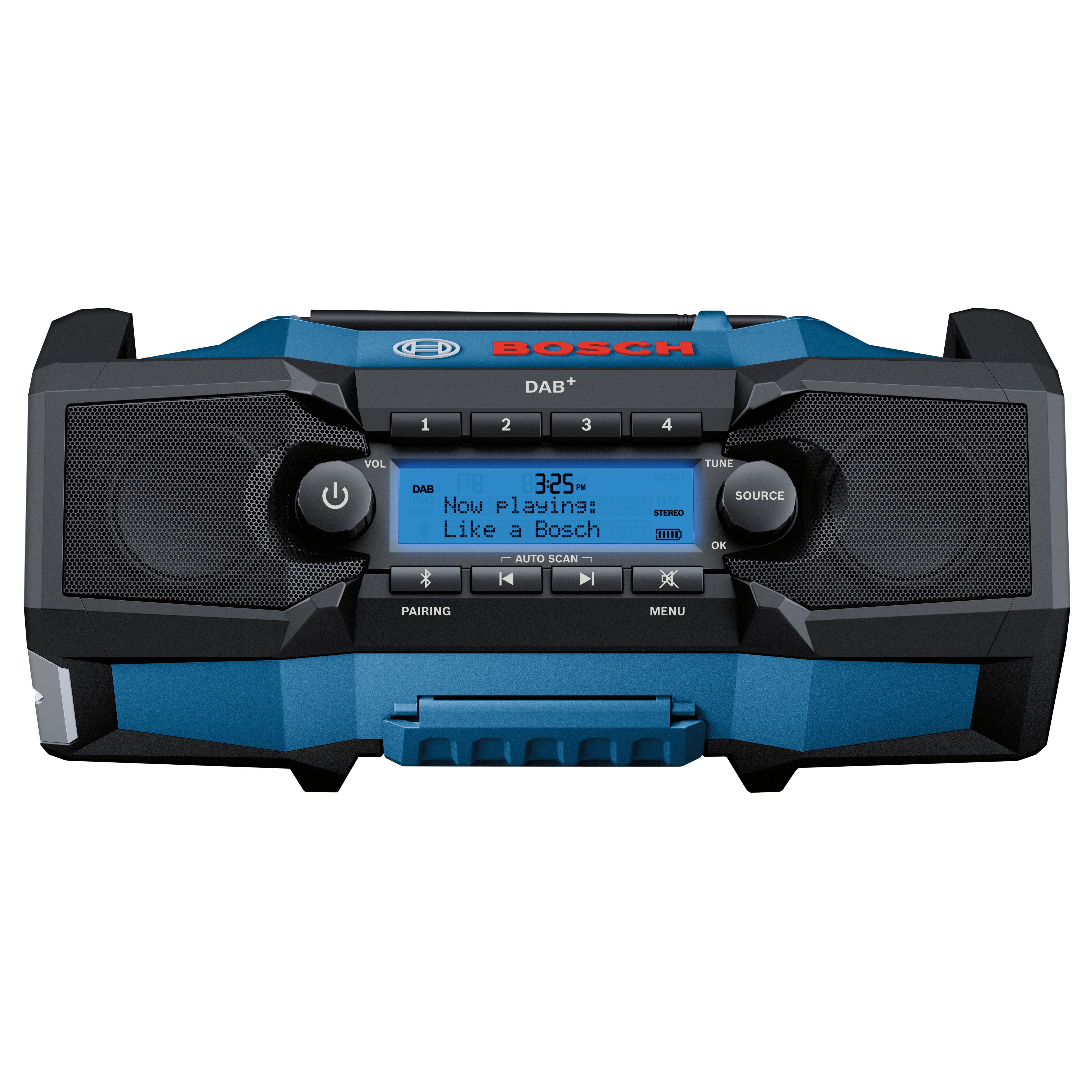 Bosch 18V DAB+/FM Cordless Site radio - Bare unit
